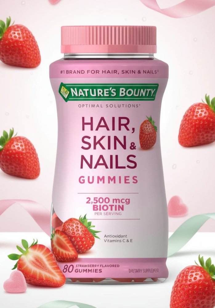 GOMITAS CABELLO, PIEL Y UÑAS 80 U.