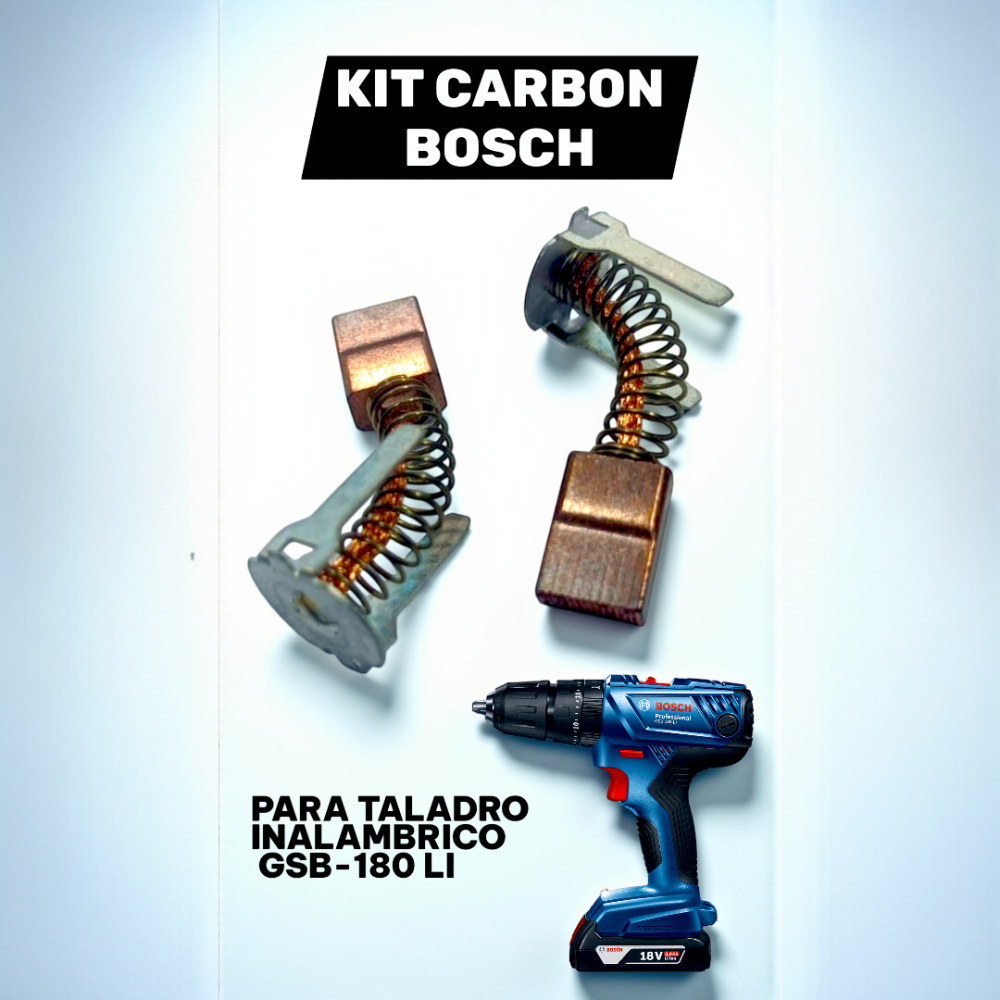 kit carbon para Taladro atornillador inalambrico Bosch GBS-180-LI