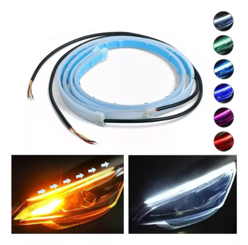 (M) 983TIRA LED ROSA DRL FLEXIBLE DIRECCIONAL SECUENCIAL AUTO 60CM