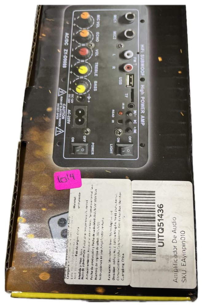 1014MODULO DE AUDIO DE SONIDO DE ALTAVOZ DE PLACA AMPLIFICADORA ZY-9088