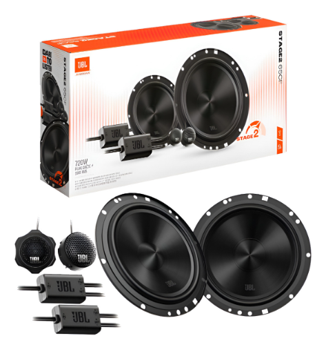 (M) 959SET DE MEDIOS JBL STAGE2 65CF GEN 2 6.5 PULGADAS 720W MÁXIMO
