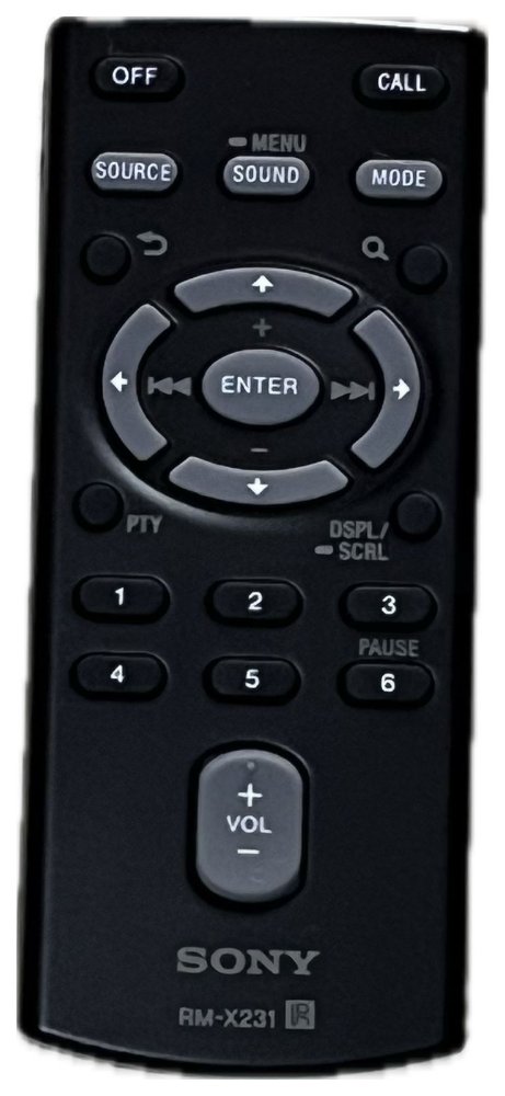 1021CONTROL REMOTO PARA ESTEREO SONY RM-X231