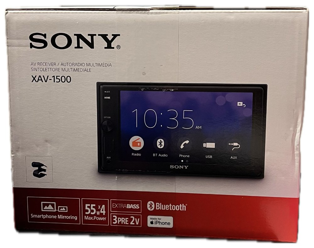 (M) 996PANTALLA TÁCTIL XAV-1500 DE 15.7 CM (6.2") CON BLUETOOTH Y WEBLINK CAST