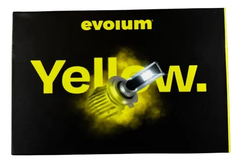 (M) 861FOCOS LED EVOLUM YELLOW H4 11,000 LUMENES 42W