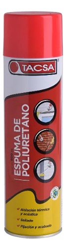 Espuma de poliuretano 750ml tacsa