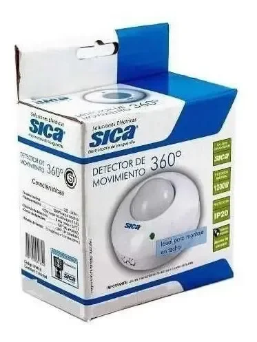 SENSOR DE MOVIMIENTO SICA TECHO BLANCO 360