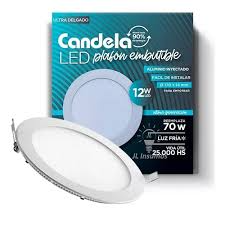 Led embutir candela 18w redondo