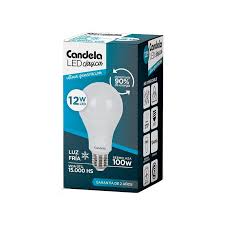 Lampara led 12w candela luz fria