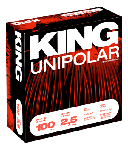 Cable unipolar 2.5mm