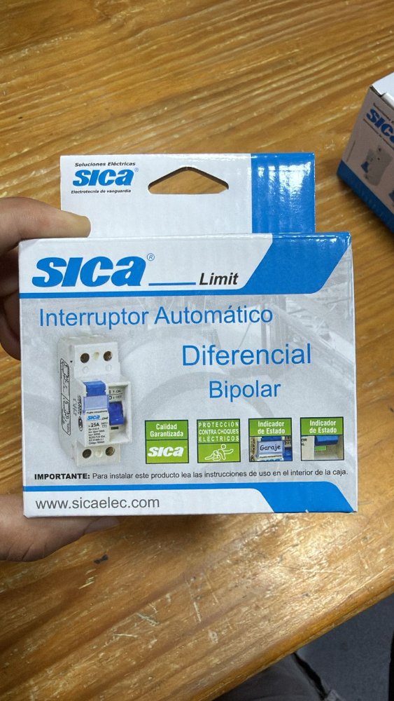 Disyuntor Sica bipolar 2x63a