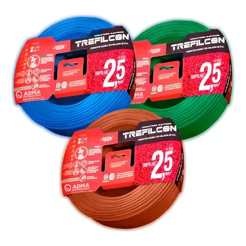 CABLE UNIP. 1X1.50 MM2 ROJO TREFIL 100% cobre