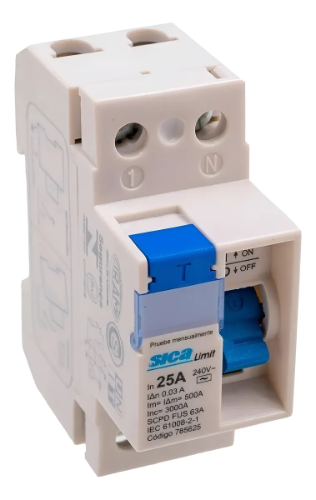 Diferencial/Disyuntor Bipolar 25a Sica