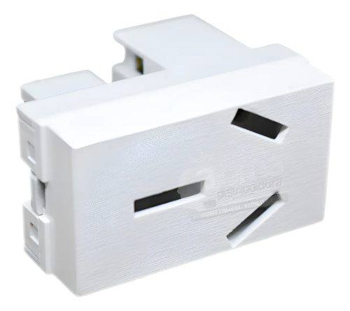Modulo verona toma c/n 20a blanco Jeluz