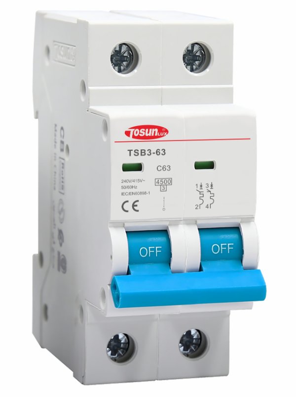 TERMICA 2X25AMP 4.5KA TOSUN