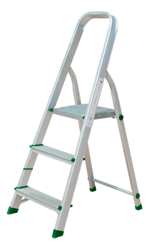 Jadever Escalera aluminio 3 escalones