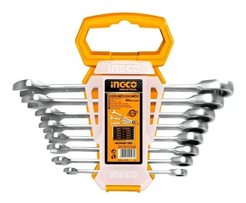 Juego llave combinada criquet 8 piezas