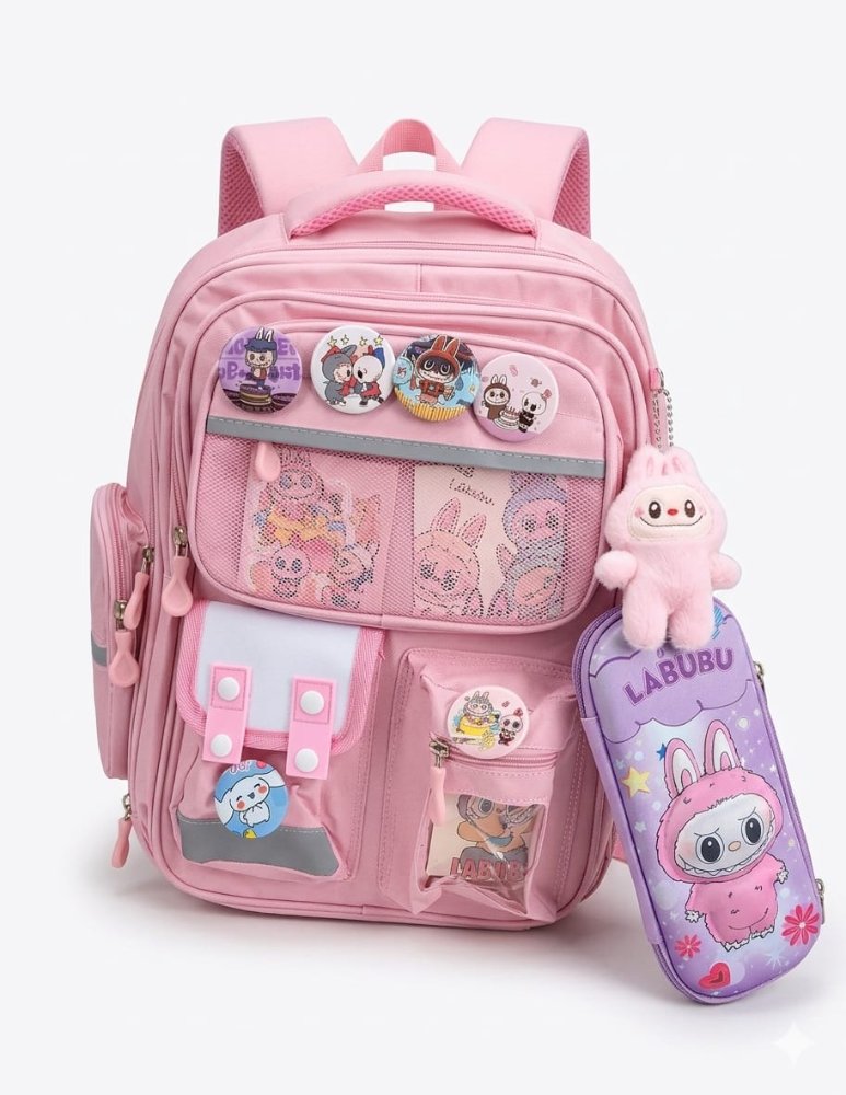 bolso labubu rosado