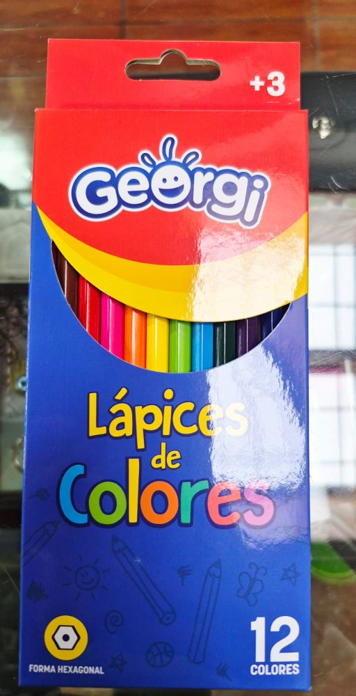 lapiz color georgi 12 unid.
