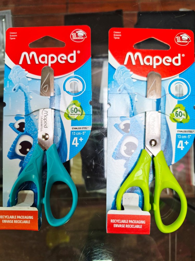 tijera punta redonda maped