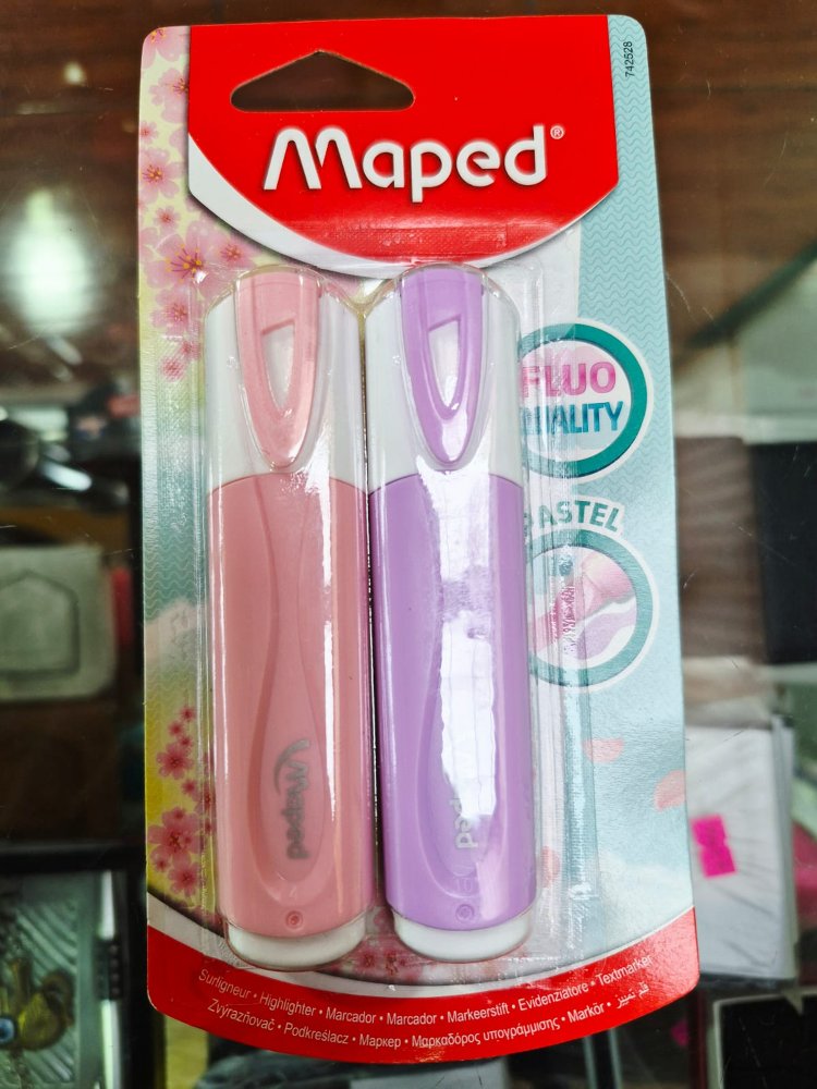 destacador maped pack 2unid