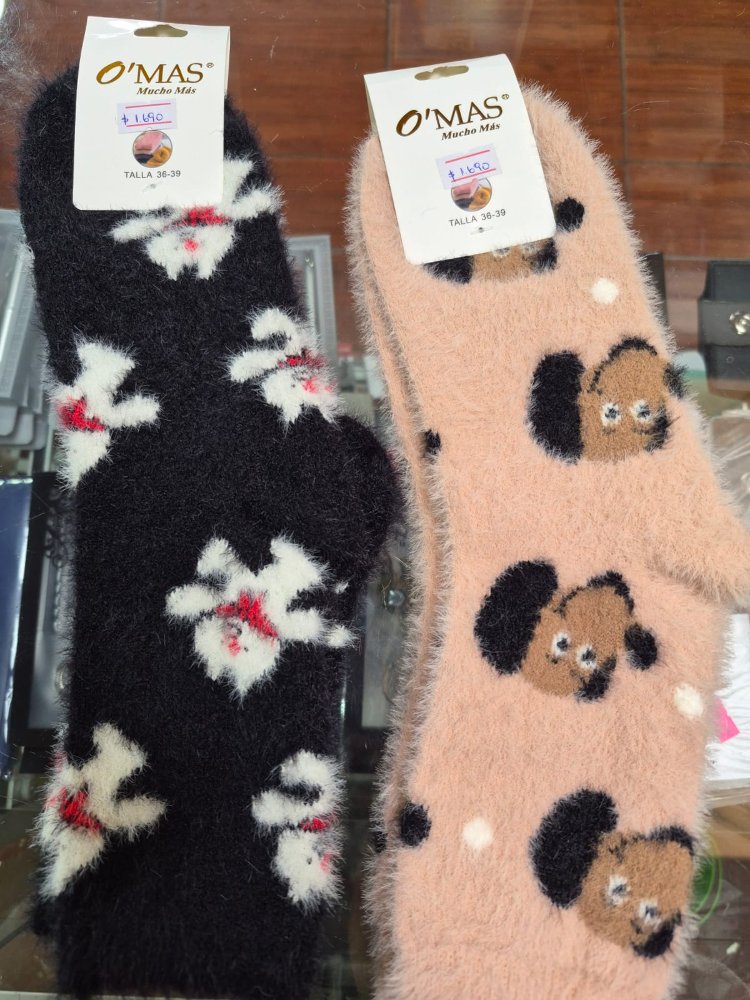 calcetin peludo 36-39