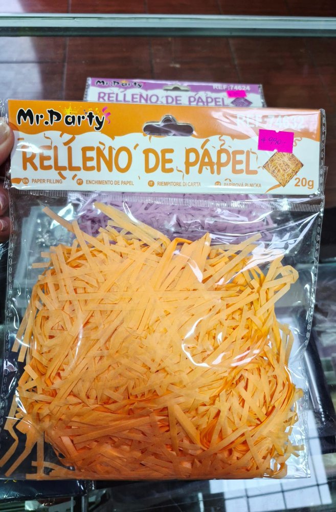 relleno de papel