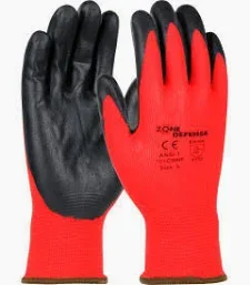 GUANTE NITRILO ROJO