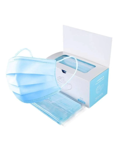 Tapabocas Desechable Adulto x caja 50 Unidades