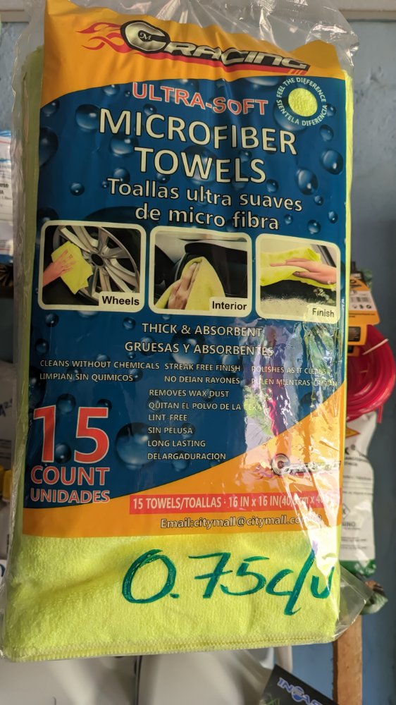 Toallas de micro fibra