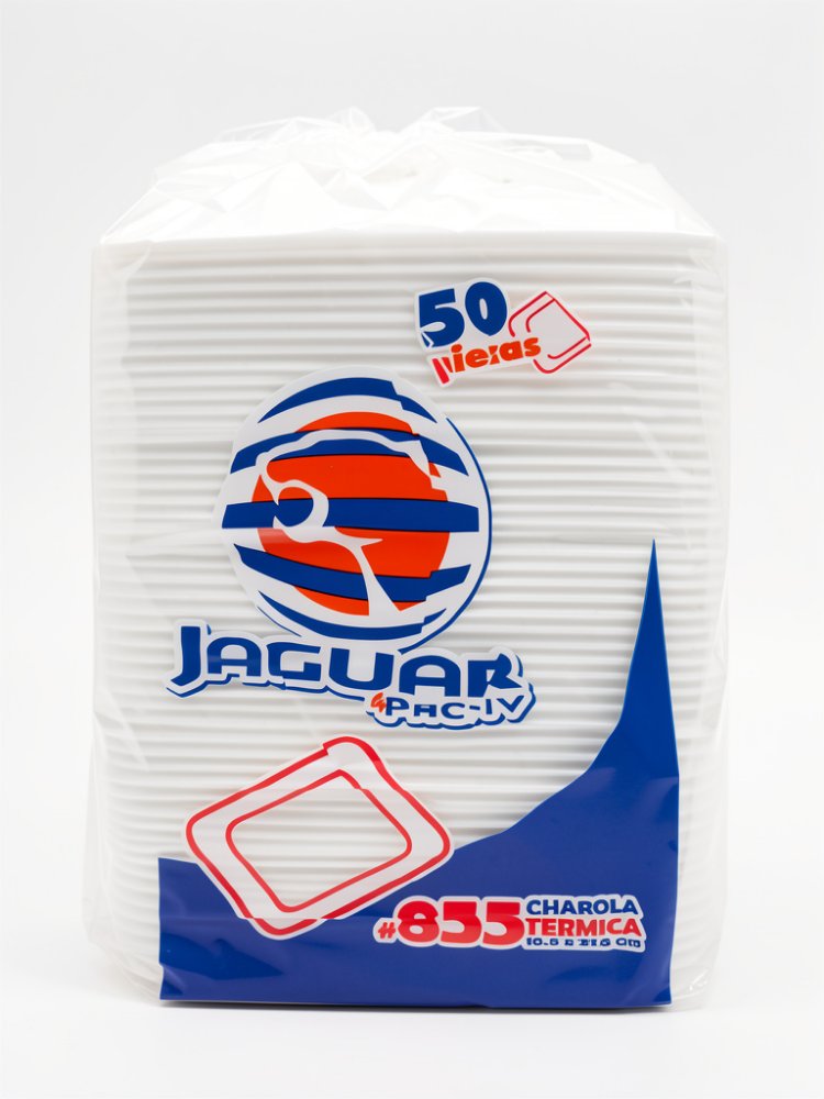 Charola rectangular jaguar