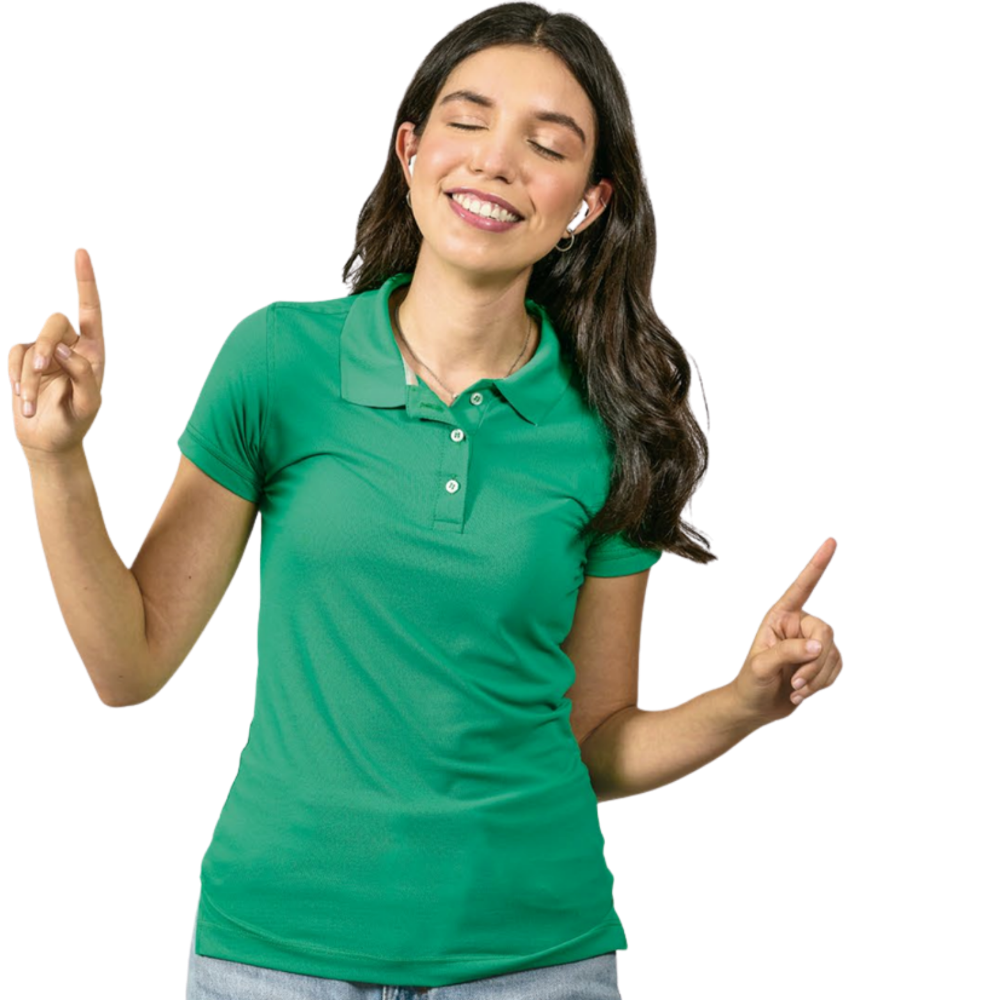 Playera polo pro NY regular para dama