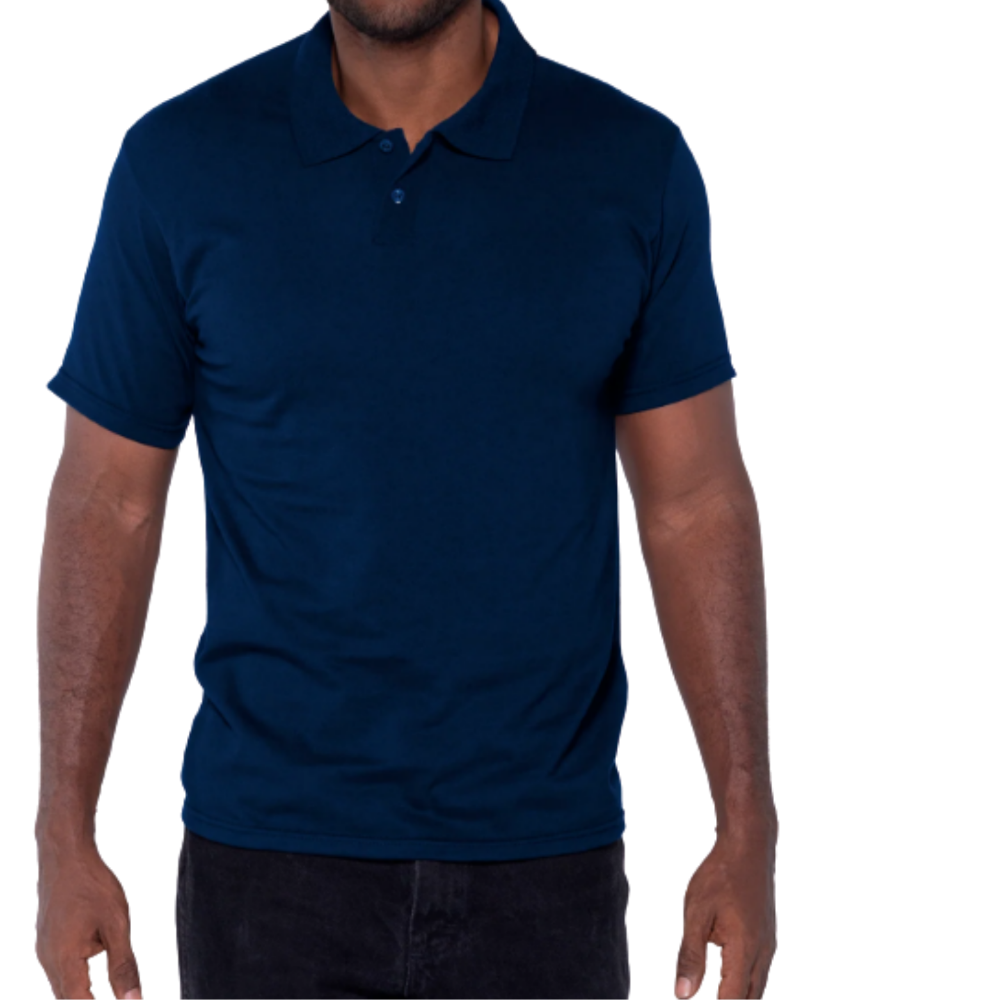 Playera tipo polo manga corta para caballero peso completo