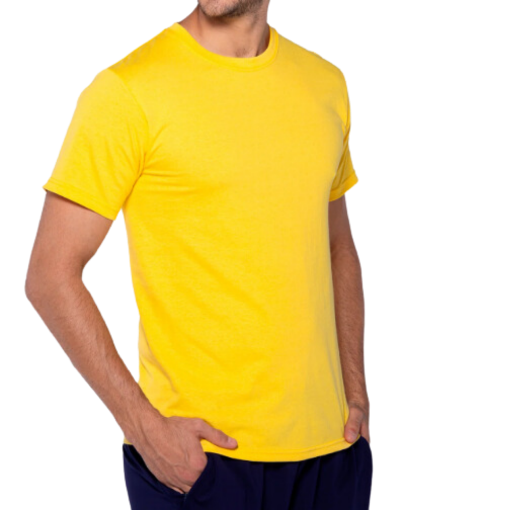 Playera peso completo cuello redondo manga corta para caballero plus
