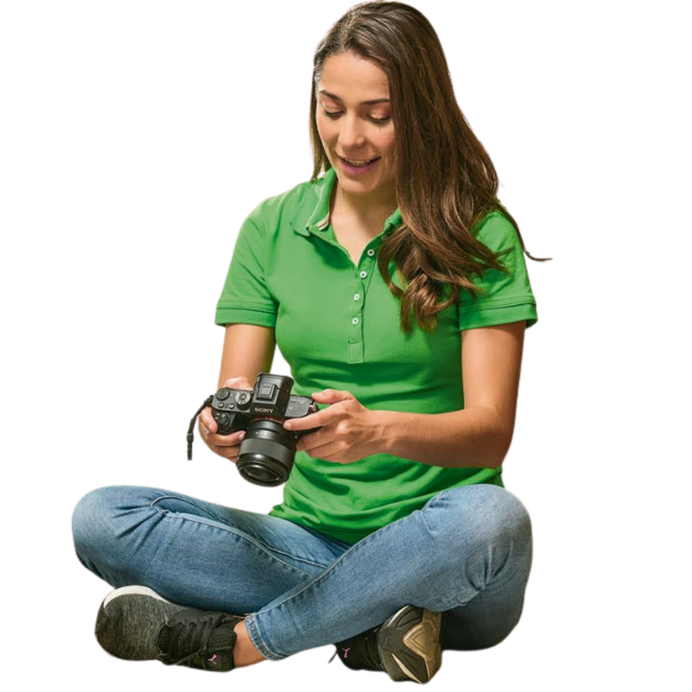 Playera polo fit regular para dama