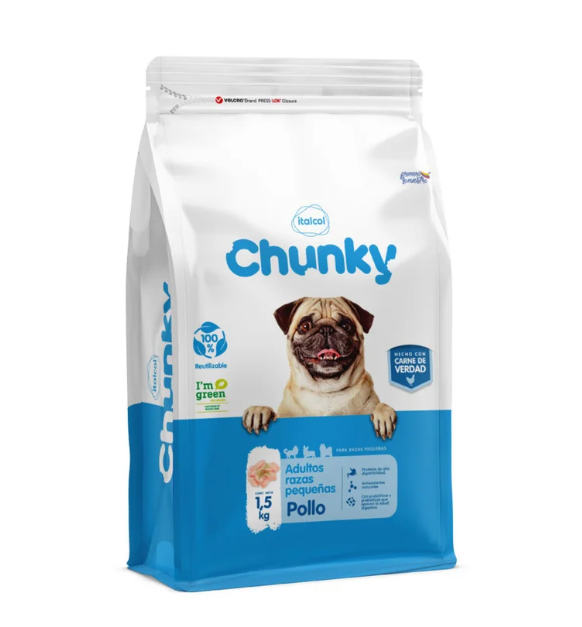 Chunky adulto razas pequeñas