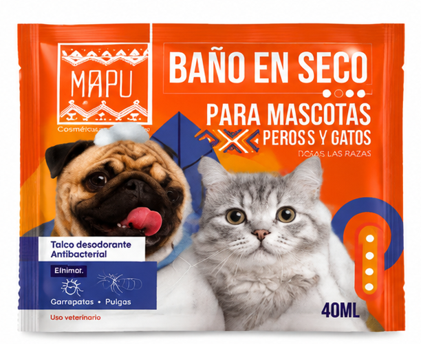 Baño seco insecticida (anti pulgas y garrapatas)