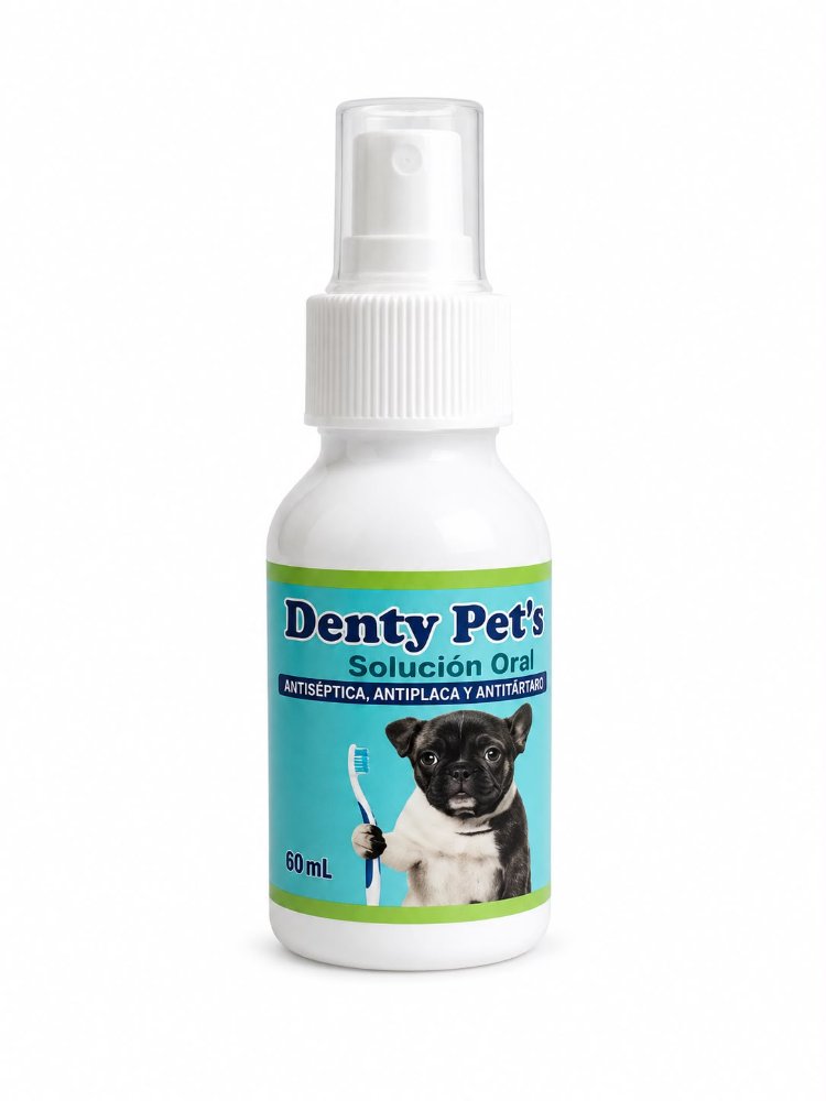 Enjuague bucal denty pets