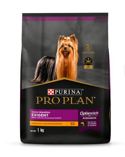 Paladares exigentes razas pequeñas purina Pro Plan