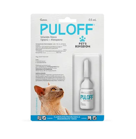 Puloff gato Antipulgas Y Garrapatas - Pets Kingdom