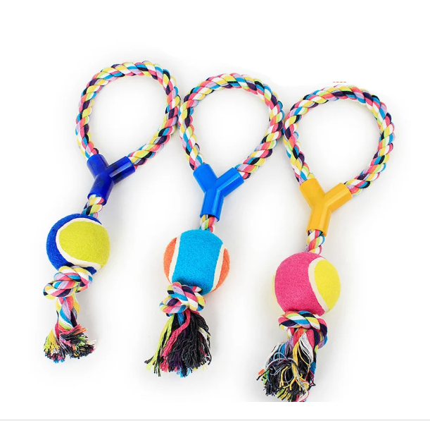 Juguete lazo-pelota multicolor