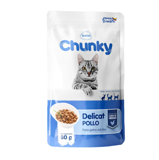 Delicat trozos sabores surtidos x 80g