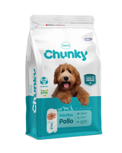 Chunky adulto pollo