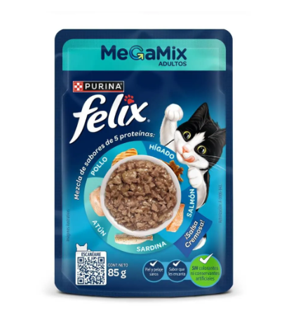 Comida húmeda para gatos FELIX x 85g sabores surtidos