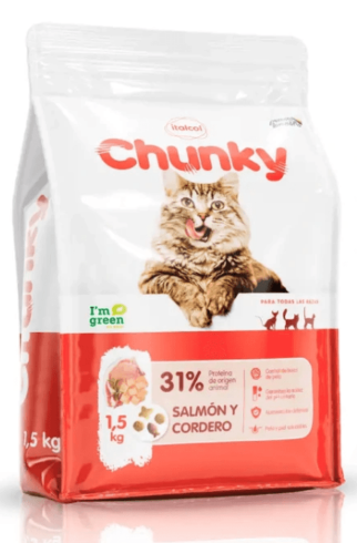 Chunky salmón y cordero 1.5k