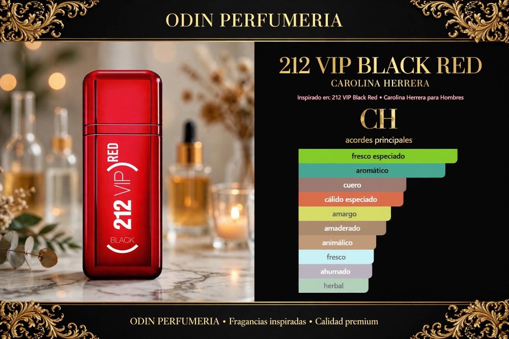FRASCO LM: 212 VIP BLACK RED - CAROLINA HERRERA