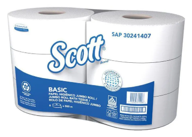 Papel Higiénico Industrial Scott  500mts.
