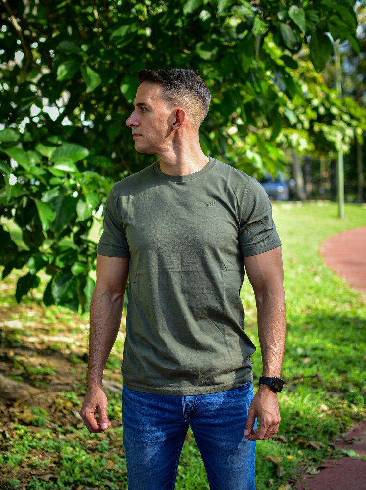 FRANELA VERDE OLIVA