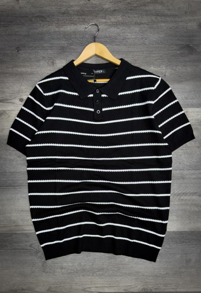 CAMISA HYPER OLD MONEY TEXTURIZADA NEGRA