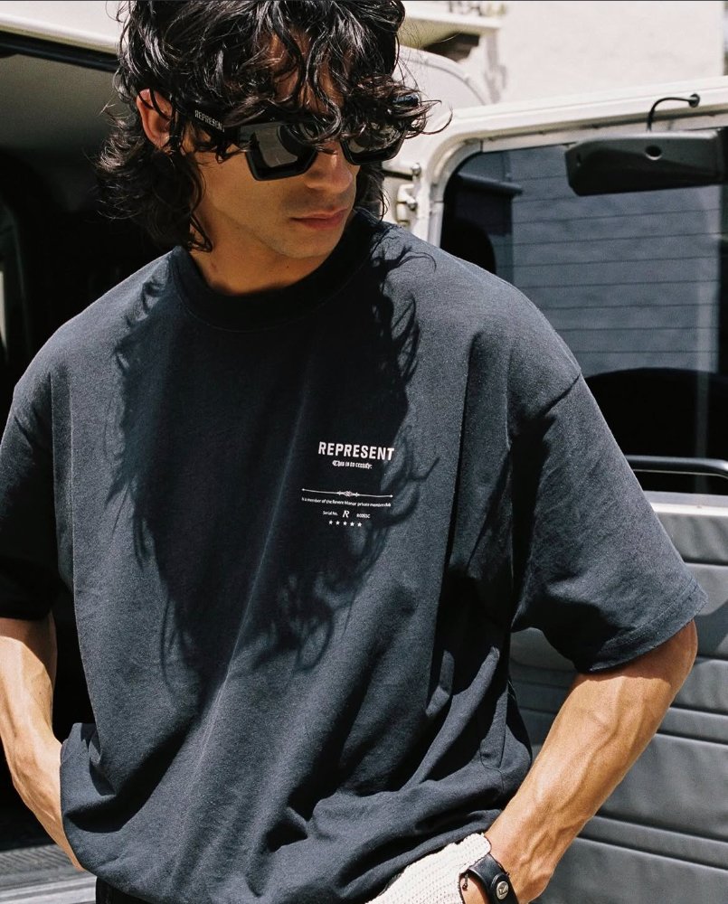 CAMISA OVERSIZE REPRESENT GRIS