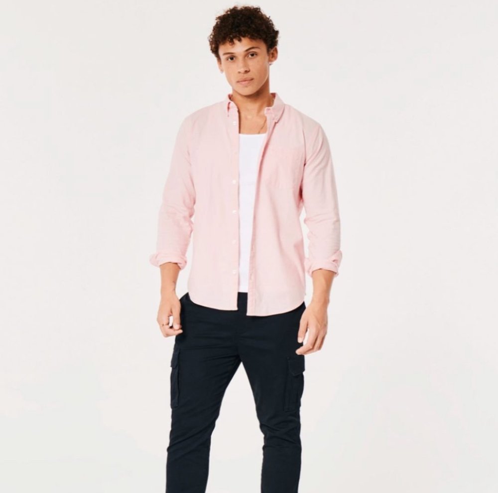 CAMISA DE BOTONES HOLLISTER